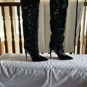 Tamara Mellon Black Over the Knee Boots